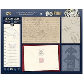 Bloco de Anotações Harry Potter - Kit com 5 Modelos Dac - 4623