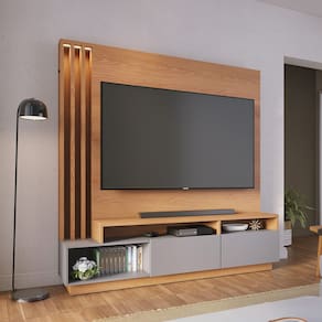 Estante Home TV até 65 Pol com Led 180x184cm Humaitá Colibri