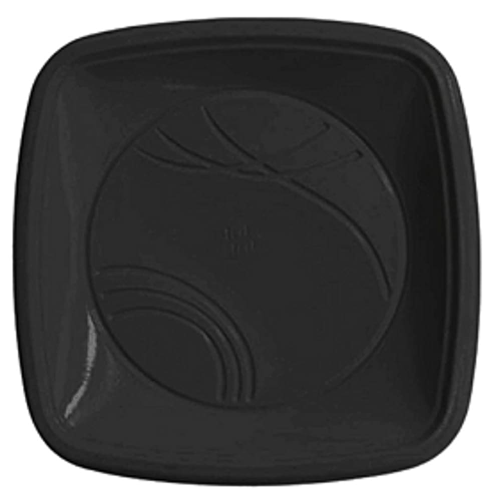 Prato 21cm Quad. Preto C/10 Trik Trik