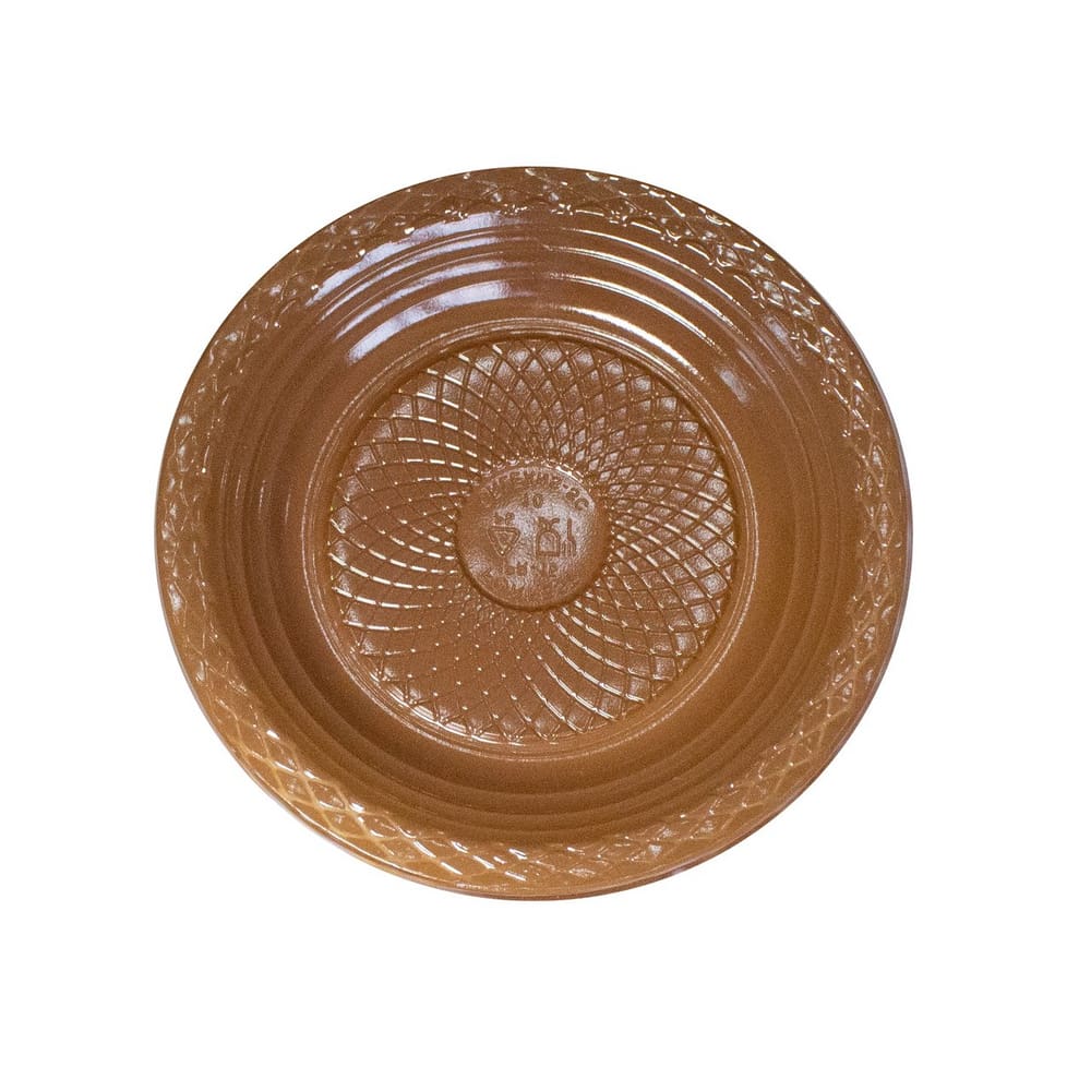 Prato 15cm Marrom C/10 Forfest