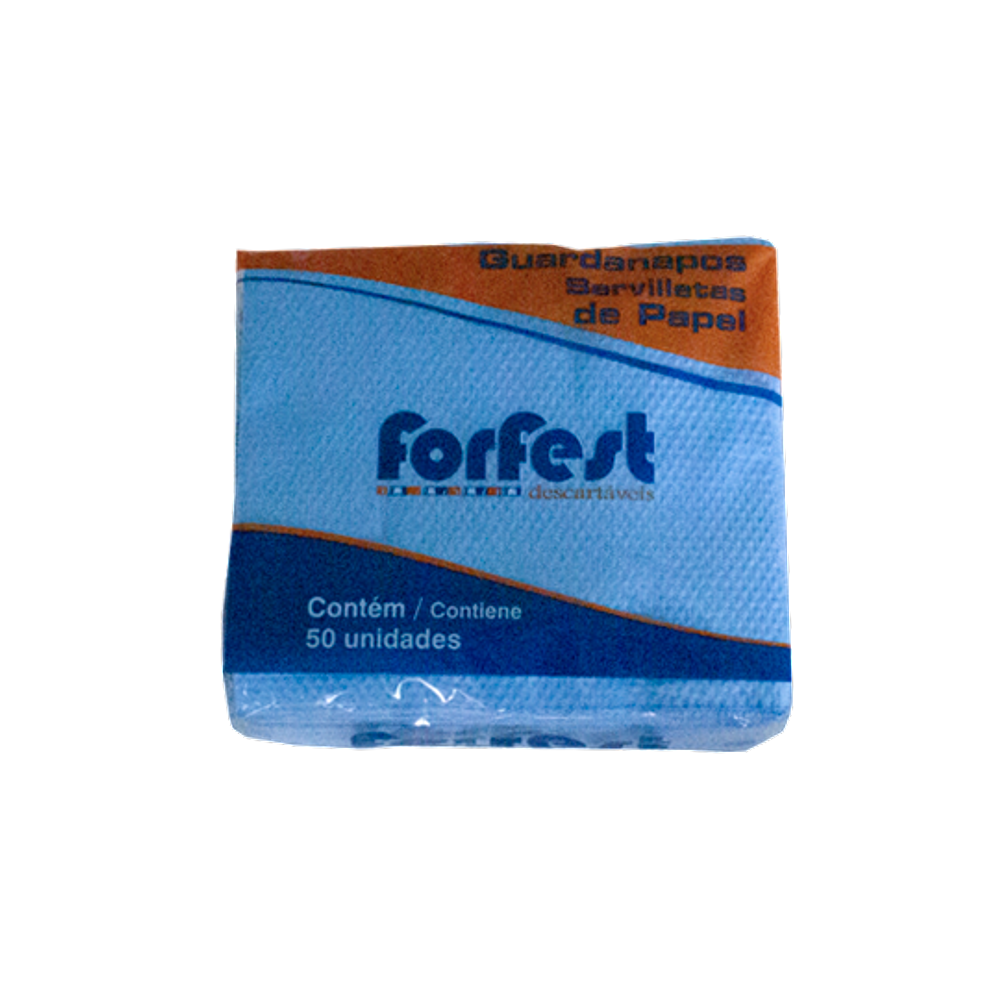 Guardanapo Azul Claro C/50 Forfest