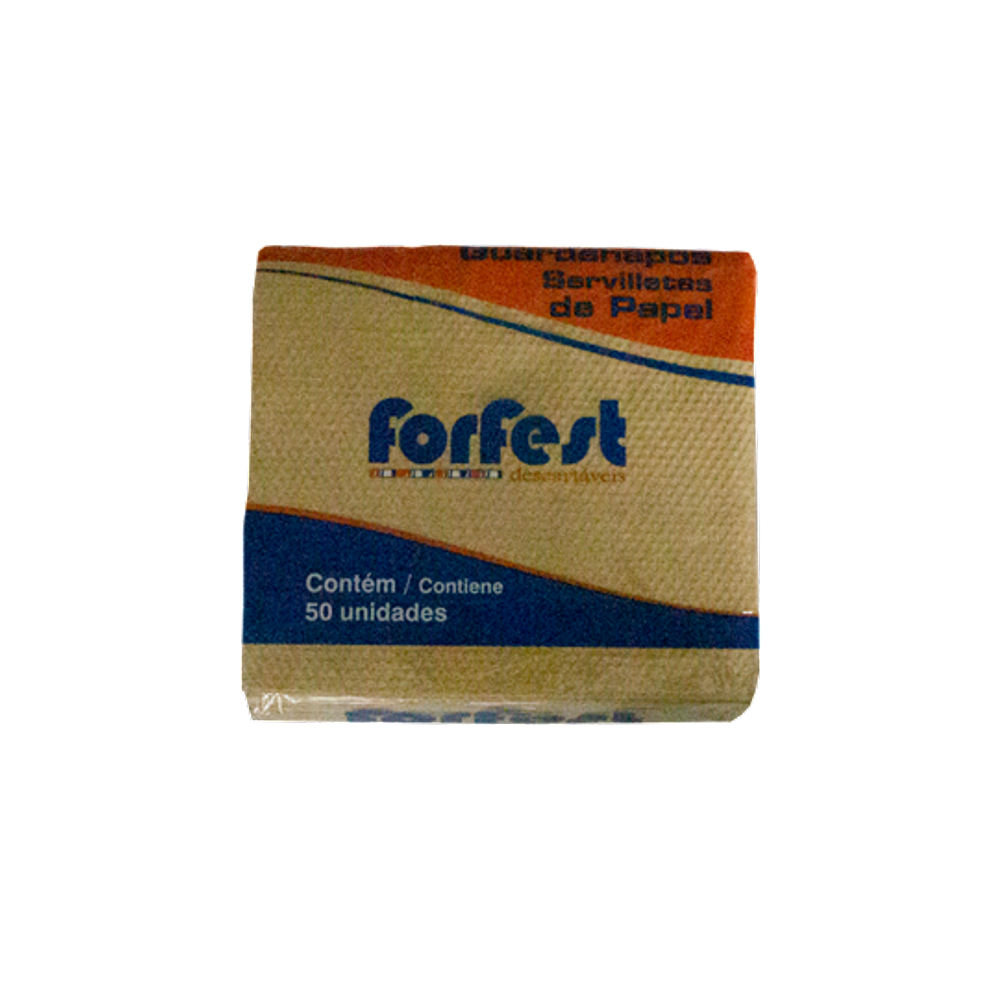 Guardanapo Dourado C/50 Forfest