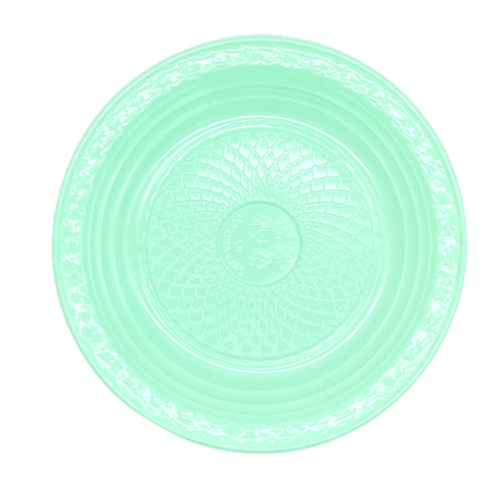 Prato 15cm Verde Candy C/10 Forfest