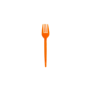 Garfo Sobremesa Laranja C/25 Forfest