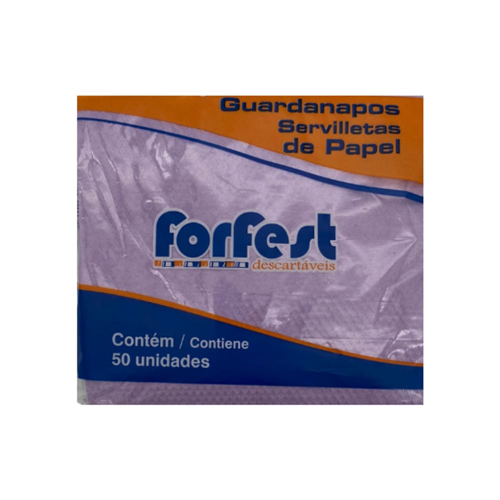 Guardanapo Lilas Candy C/50 Forfest