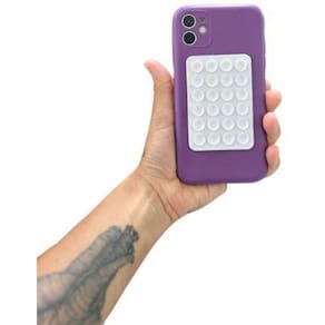 Kit 2 Suportes Adesivos Ventosa Para Celular Tiktok Branco