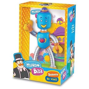 Boneco Robô Tum Tum Mundo Bita Infantil Líder Brinquedos