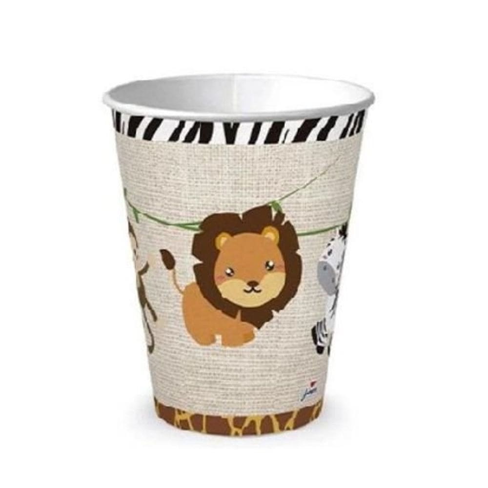 Copo Papel 180ml Selva C/8 Junco