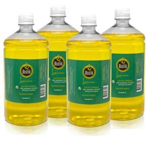 Kit 4 Litros Fluidos Citronela Premium Velas Bistrot