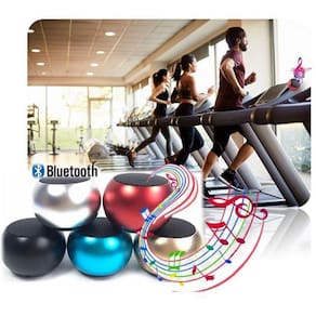 Caixa De Som Metal Mini Bluetooth Academia Malhação Treino