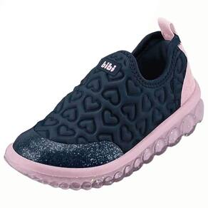 Tenis Infantil Menina Slip On Bibi Roller 2.0 Coração