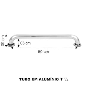 Barra De Apoio Para Portador De Necessidade 50 Cm