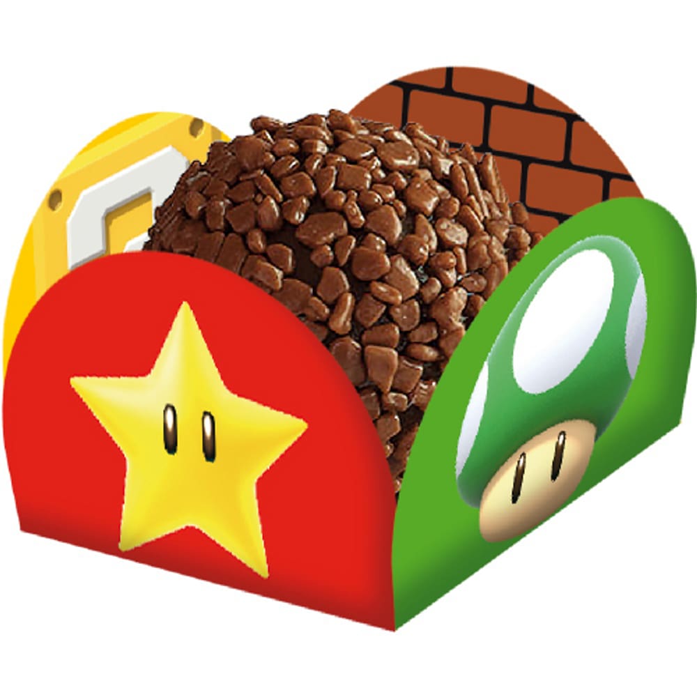 Forma 4 Petalas Super Mario C/40 Festcolor