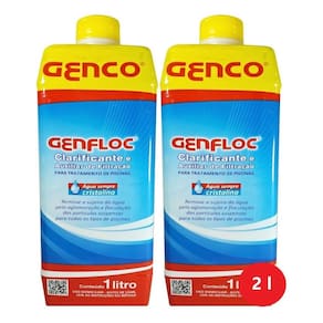 Kit 2 Clarificante Genfloc 1Lt-Genco