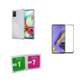 Capa Anti Impacto Galaxy M51 + 2 Pel. Vidro 3D