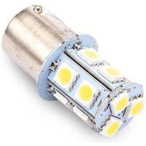 Par Lâmpada Led Ré Traseira Freio Caminhão Ba15S 13 Leds