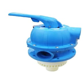 Válvula Multi Vias para Filtros Piscina Millenium - Azul