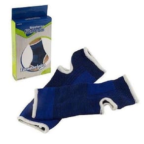 Tornozeleira Elástico Tornozelo Pé Esportivo Treino Muscular