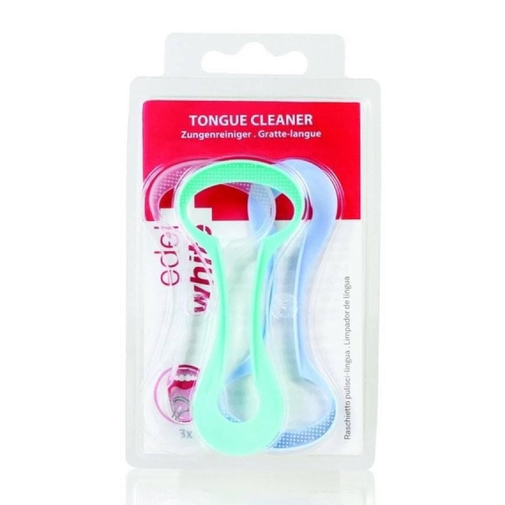 Limpador de Língua edel+white - Remove Bactérias Suavemente