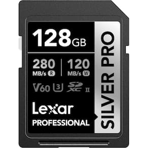 Cartão Memória Lexar Sd Xc 128Gb 280Mb/S Uhs-Ii V60