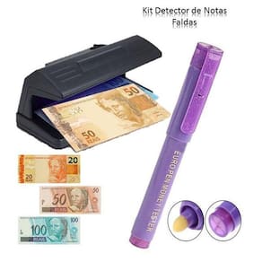 Kit Detector Testador Nota Falsa Dinheiro Luz Ultravioleta