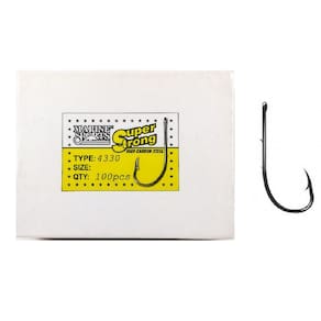 Anzol Marine Sports Super Strong 4330 Nº 12 - Caixa 100un