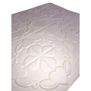 8 Placas Espuma 3D Autoadesiva Modelo Floral