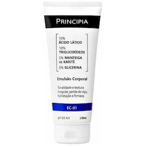 Emulsão Corporal Principia Com 10% Ácido Lático Ec-01 200Ml
