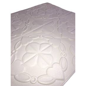 8 Placas Espuma 3D Autoadesiva Modelo Floral