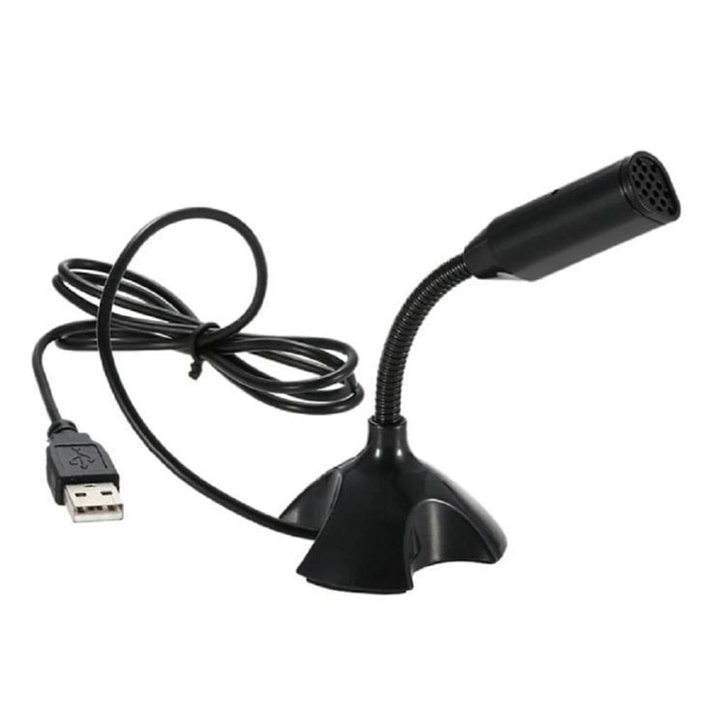 Microfone De Mesa Usb Pc Gamer Desktop M-306