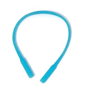 Cordão Cordinha De Silicone Para Óculos Infantil 18Cm Azul