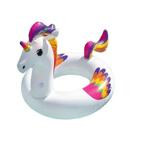Boia Circular Inflavel Unicornio 119X91Cm Na Caixa