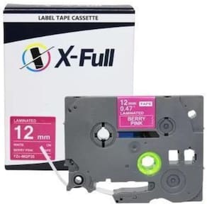 Kit 5 Fita Compatível Brother Tze-Mqp35 Rosa 12 Mm
