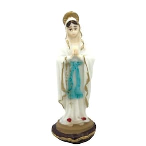 Imagem Nossa Senhora De Lourdes Em Resina 7 Cm