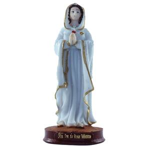 Imagem Nossa Senhora Da Rosa Mística Em Resina 14 Cm