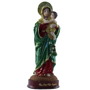 Imagem Nossa Senhora Rainha Mãe Em Resina 15 Cm