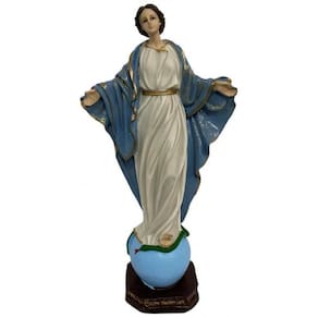 Escultura Nossa Senhora Do Sorriso 29 Cm Em Resina