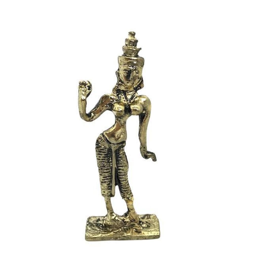 Parvati Dourado Em Metal 10 Cm