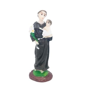 Santo Antônio Escultura Em Resina 7 Cm