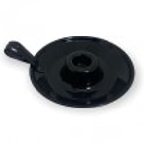 Suporte Para 1 Vela Palito Em Alumínio Preto 10 Cm