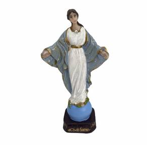 Escultura Nossa Senhora Do Sorriso Em Resina 14 Cm