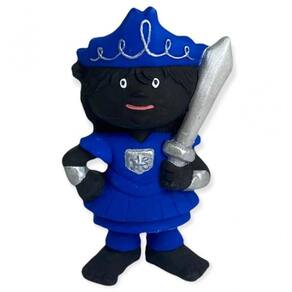 Escultura Orixás Ogum Coleção Baby Negro Criança 10Cm Resina
