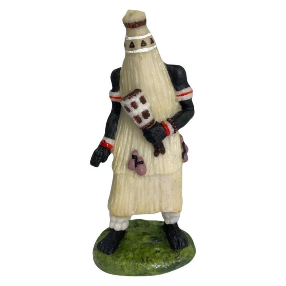 Escultura Orixá Obaluaê Em Resina 15 Cm