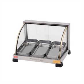 Estufa Para Salgados Ouro 220V 3 Bandejas Curva Marchesoni