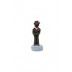 Escultura Zé Pelintra Preto Em Resina 10 Cm