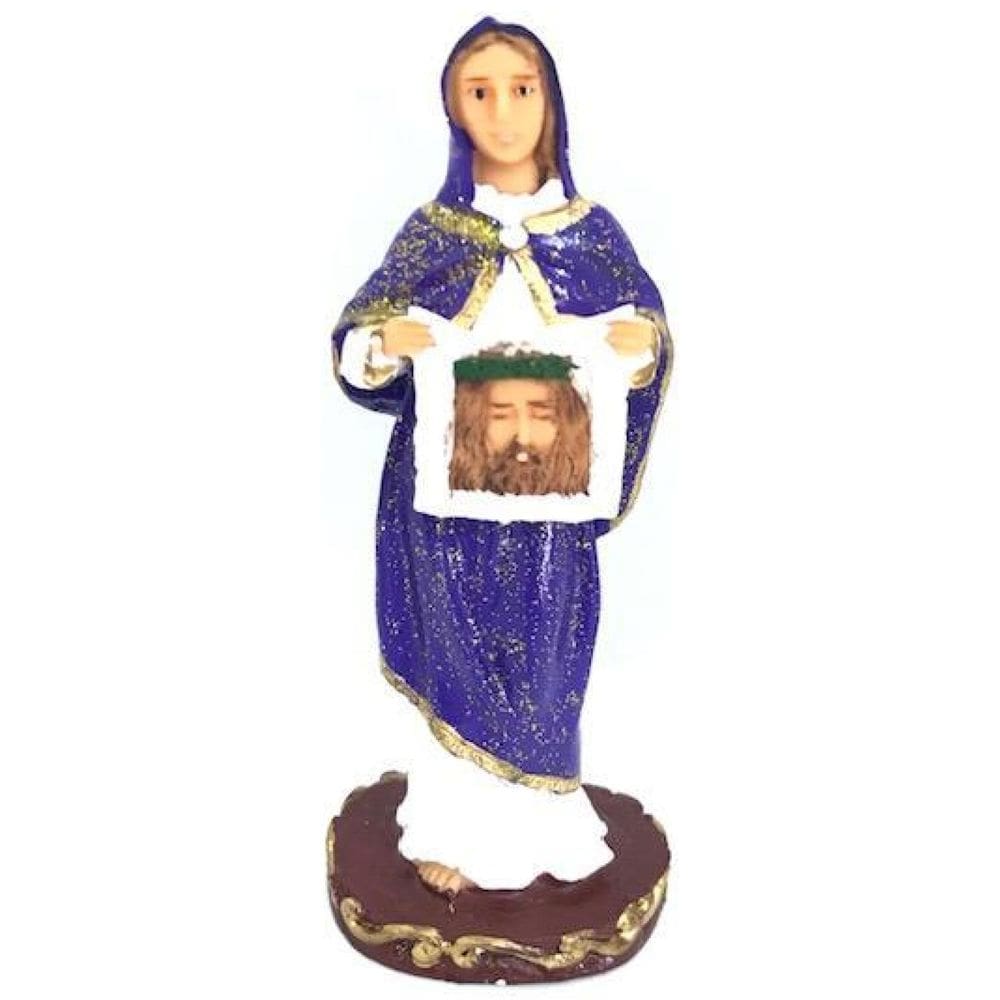 Imagem Santa Verônica Em Resina 13 Cm