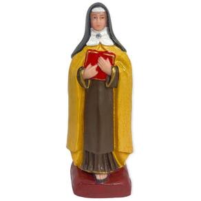 Escultura Santa Teresa Dávila 15Cm Em Resina