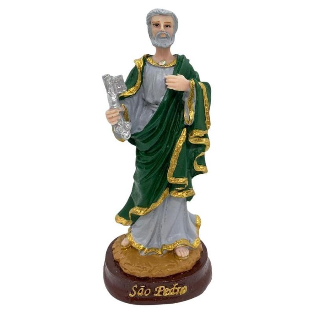 Imagem São Pedro Em Resina 15 Cm