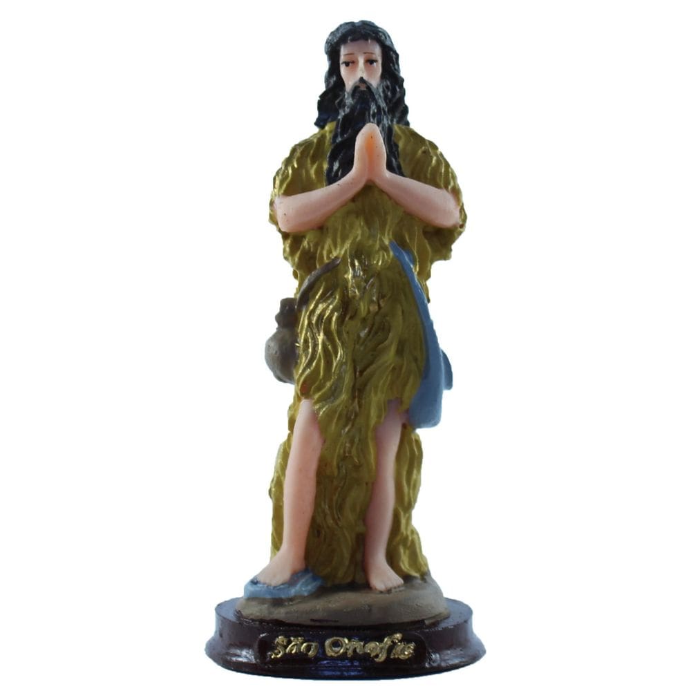 Imagem Santo Onofre Em Resina 14,5 Cm