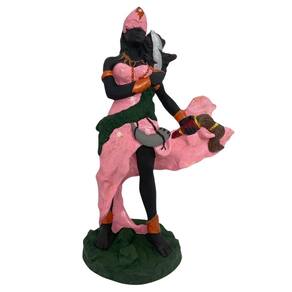 Escultura Iansa Rosa 23 Cm Em Resina